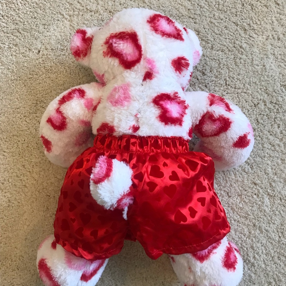 Build A Bear Valentine Bear in Satin Boxers - Picture 4 of 4
